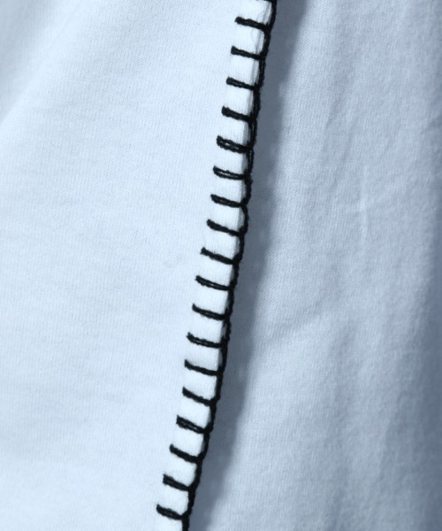 HARE(ハレ)の「ステッチデザインカット(HARE)(Tシャツ/カットソー・メンズ・ブラック/グレー/オフホワイト・SMALL/MEDIUM)」の14枚目の写真