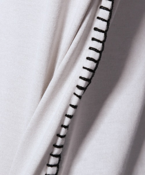 HARE(ハレ)の「ステッチデザインカット(HARE)(Tシャツ/カットソー・メンズ・ブラック/グレー/オフホワイト・SMALL/MEDIUM)」の18枚目の写真