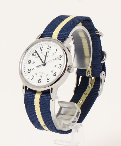 ウィークエンダー セントラルパーク クリーム×ネイビー TIMEX(タイメックス)腕時計/ウィークエンダー セントラルパーク