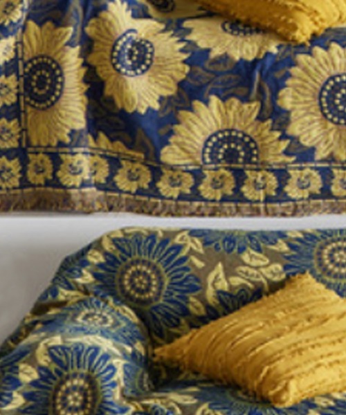 aimoha（アイモハ）の「ヨーロピアンスタイルソファカバー（ブランケット・メンズ・ホワイト/イエロー・FREE）」の8枚目の写真