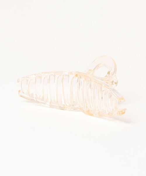 flower（フラワー）の「ラウンドヘアクリップ（バレッタ/ヘアクリップ・レディース・アイボリー/クリア/パープル/ベージュ・FREE）」の5枚目の写真