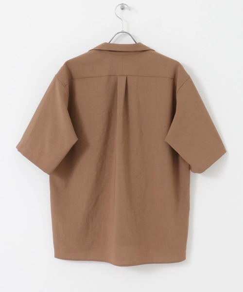 URBAN RESEARCH(アーバンリサーチ)の「ドライメランジオープンカラーショートスリーブシャツ(シャツ/ブラウス・メンズ・グレー系その他/ブラック/ブラウン系その他・MEDIUM/LARGE)」の18枚目の写真