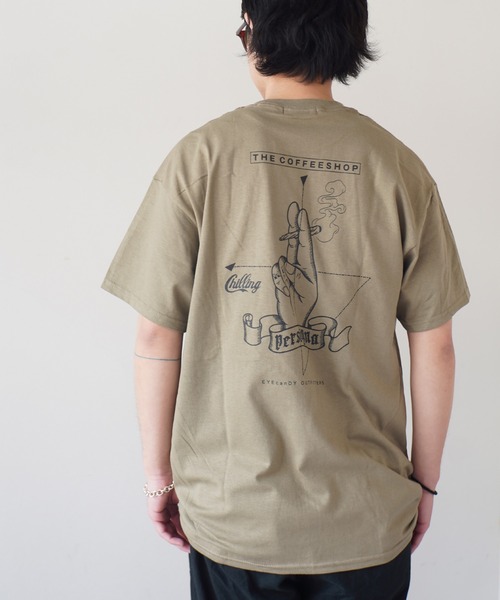 Port(ポート)の「【 eyedy / アイディー 】STAFF Tee (Tシャツ)(Tシャツ/カットソー・メンズ・ブラック/カーキ・XL/M/XXL/L)」の4枚目の写真