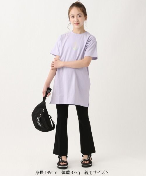 repipi armario（レピピ アルマリオ）の「カットジョーゼットフレアパンツ（その他パンツ・キッズ・ブラック/ミント・MEDIUM/SMALL/LARGE）」の14枚目の写真