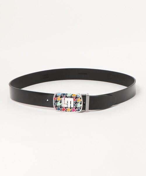 LOUD MOUTH ラウドマウス ロゴバックル ベルト ホワイト系