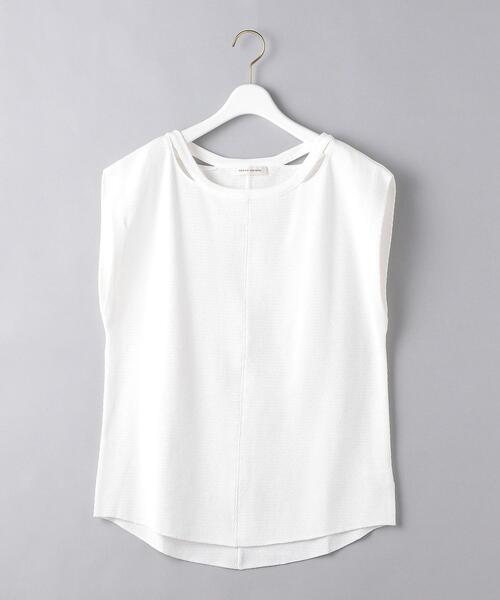 AEWEN MATOPH（イウエン マトフ）の「＜AEWEN MATOPH（イウエン マトフ）＞サーマル スリットネック カットソー（Tシャツ/カットソー・レディース・ホワイト/ライトブルー/ブラック/ピンク・FREE）」の14枚目の写真