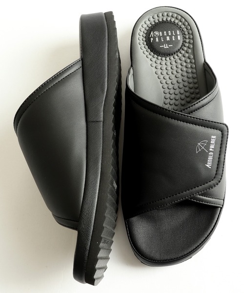 Arnold Palmer（アーノルドパーマー）の「APオフィスサンダル（サンダル・メンズ・ブラック/ダークブラウン・M/L/S/LL）」の3枚目の写真