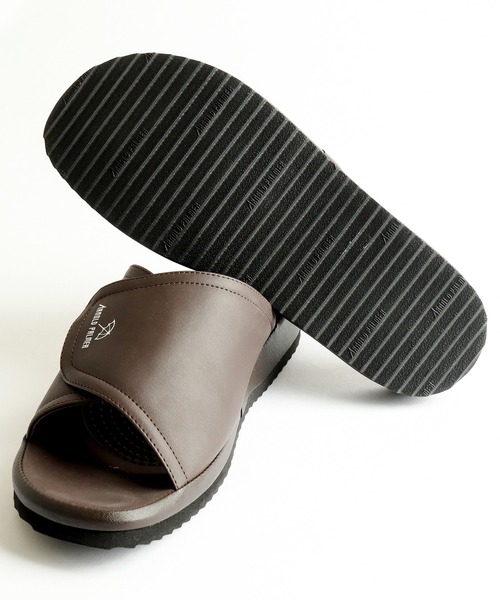 Arnold Palmer（アーノルドパーマー）の「APオフィスサンダル（サンダル・メンズ・ブラック/ダークブラウン・M/L/S/LL）」の6枚目の写真