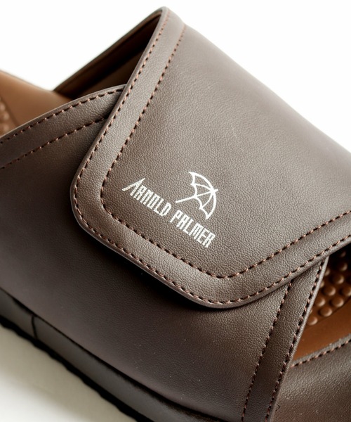 Arnold Palmer（アーノルドパーマー）の「APオフィスサンダル（サンダル・メンズ・ブラック/ダークブラウン・M/L/S/LL）」の10枚目の写真