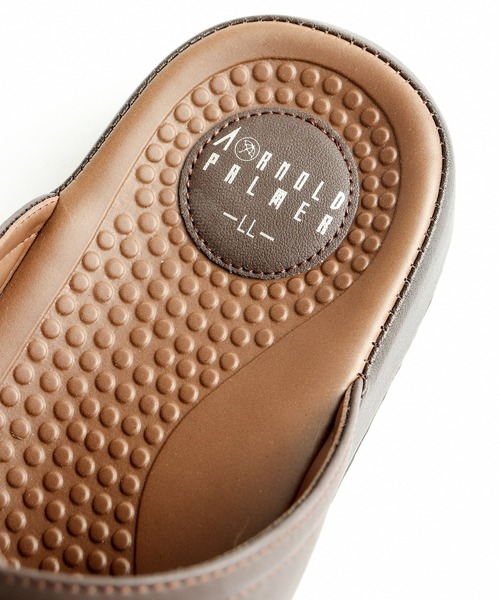 Arnold Palmer（アーノルドパーマー）の「APオフィスサンダル（サンダル・メンズ・ブラック/ダークブラウン・M/L/S/LL）」の11枚目の写真