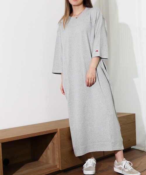 Of Fruit The セール S S ガーメントダイ S S Fruit Loom フルーツオブザルーム ワンピース ワンピース Fruit ガーメントダイ Of The Loom フルーツオブザルーム のファッション