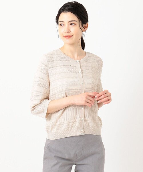 数量限定！在庫処分セール 売り切れ御免 J.PRESS Ladies（J.プレス レディス）の「【洗える】レーシー トップス