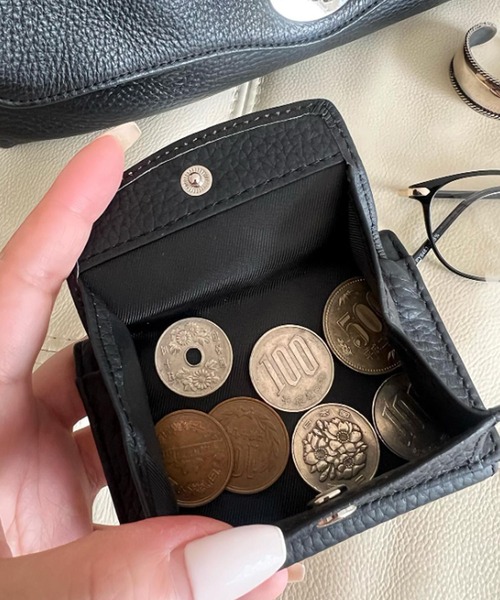 florist（フローリスト）の「【スキミング防止】ミニカラフルレザー三つ折り財布（財布・レディース・ピンク/ミント/グリーン/ブルー/パープル/ブラック/ワイン/ブラウン/イエロー・FREE）」の17枚目の写真