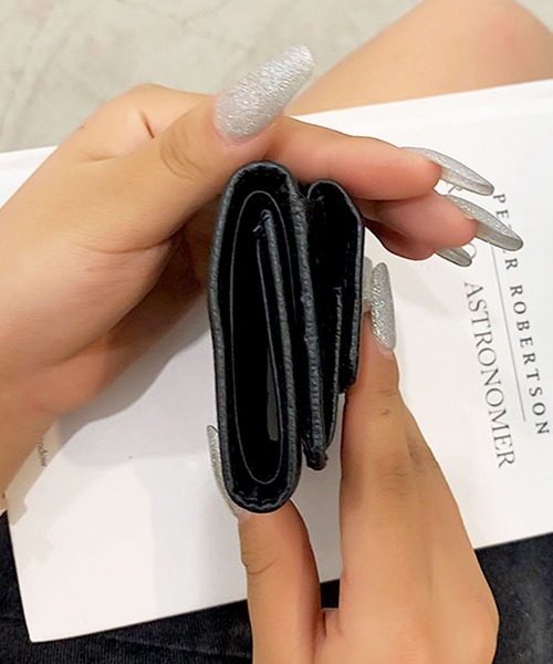 florist（フローリスト）の「【スキミング防止】ミニカラフルレザー三つ折り財布（財布・レディース・ピンク/ミント/グリーン/ブルー/パープル/ブラック/ワイン/ブラウン/イエロー・FREE）」の21枚目の写真