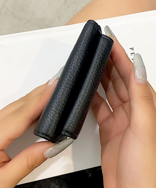 florist（フローリスト）の「【スキミング防止】ミニカラフルレザー三つ折り財布（財布・レディース・ピンク/ミント/グリーン/ブルー/パープル/ブラック/ワイン/ブラウン/イエロー・FREE）」の20枚目の写真