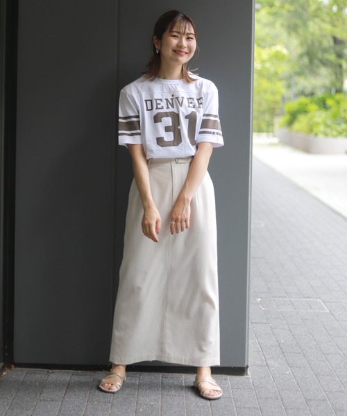 SLOBE IENA（スローブイエナ）の「【Champion / チャンピオン】 DENVER SHORT SLEEVE Tシャツ【洗濯機洗い可】（Tシャツ/カットソー・レディース・ホワイト/ベージュ・FREE）」の16枚目の写真