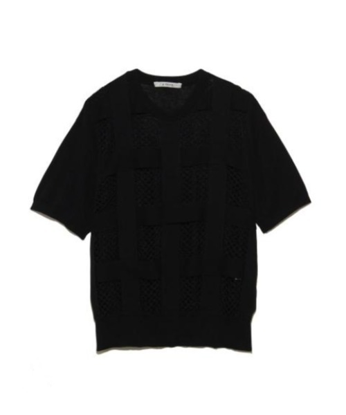 A PUPIL（アピューピル）の「A PUPIL LC SWTR（ニット/セーター・レディース・ブラック・SMALL）」の4枚目の写真