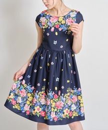 Tocco Closet トッコ クローゼットのワンピース ブルー ネイビー 青色系 花柄 ボタニカル柄 通販 Zozotown