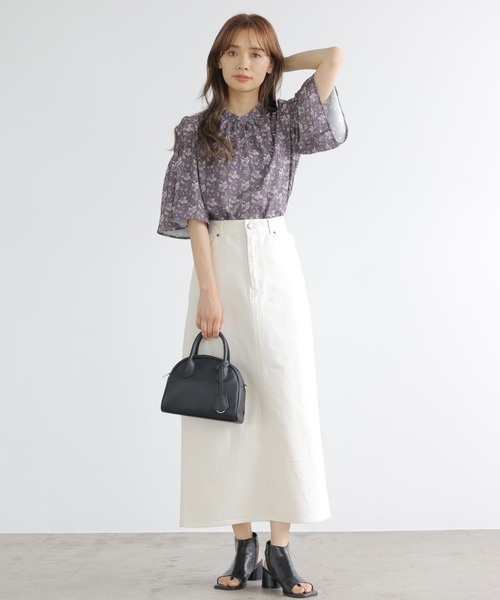 mysty woman（ミスティウーマン）の「オープントゥショートブーツ 949872（ブーツ・レディース・アイボリー/ブラック・MEDIUM/LARGE）」の15枚目の写真