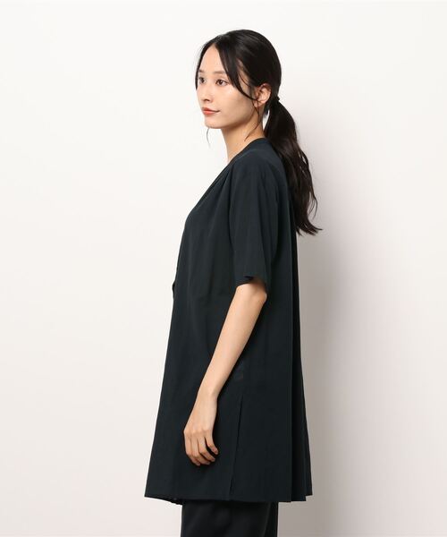 DECOY SINCE 1981（デコイシンスイチキュウハチイチ）の「5分袖コットンワンピース（シャツワンピース・レディース・ホワイト/ブラック・11号/9号）」の10枚目の写真