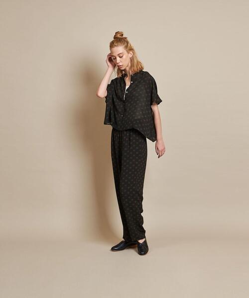 Steven Alan（スティーブンアラン）の「＜Steven Alan＞FUZZY CHECK PRINT TROUSERS/パンツ（その他パンツ・レディース・ブラック/ベージュ・SMALL/MEDIUM/LARGE）」の3枚目の写真