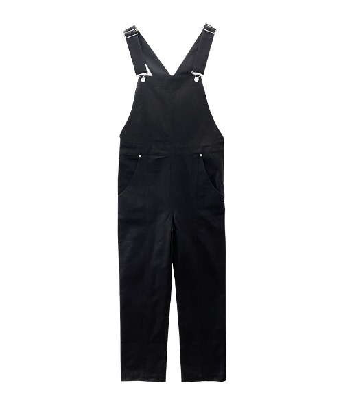 ENVYM（アンビー）の「スリムサロペット（サロペット/オーバーオール・レディース・ブラック/アイボリー・FREE）」の5枚目の写真