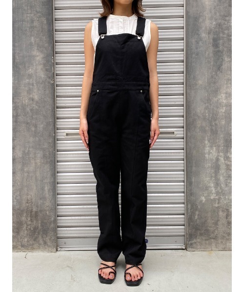 ENVYM（アンビー）の「スリムサロペット（サロペット/オーバーオール・レディース・ブラック/アイボリー・FREE）」の17枚目の写真