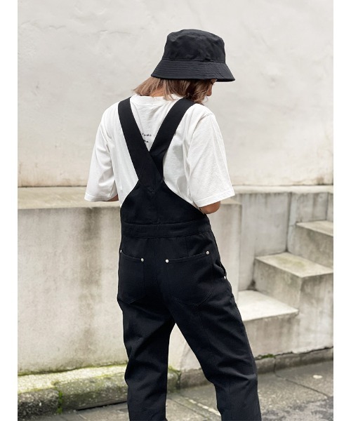 ENVYM（アンビー）の「スリムサロペット（サロペット/オーバーオール・レディース・ブラック/アイボリー・FREE）」の22枚目の写真