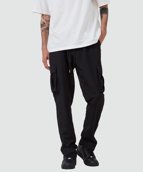 ESTRELLA（エストレラ）の「【ESTRELLA】 ナイロン カーゴパンツ 1209-ES004（カーゴパンツ・メンズ・ブラック・SMALL/MEDIUM/LARGE）」の6枚目の写真