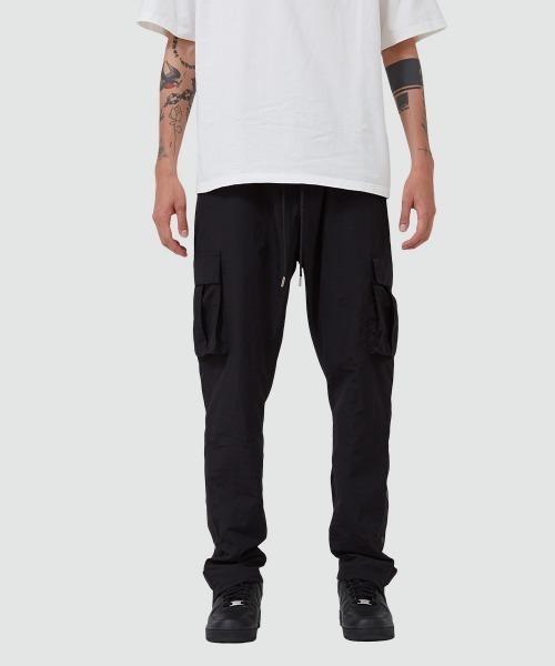 ESTRELLA（エストレラ）の「【ESTRELLA】 ナイロン カーゴパンツ 1209-ES004（カーゴパンツ・メンズ・ブラック・SMALL/MEDIUM/LARGE）」の9枚目の写真
