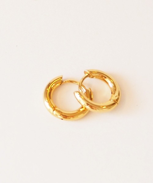 Diliraba（ディリラバ）の「【Diliraba】サージカルステンレス ゴールド フープピアスセット 小（ピアス（両耳用）・レディース・ゴールド・FREE）」の7枚目の写真