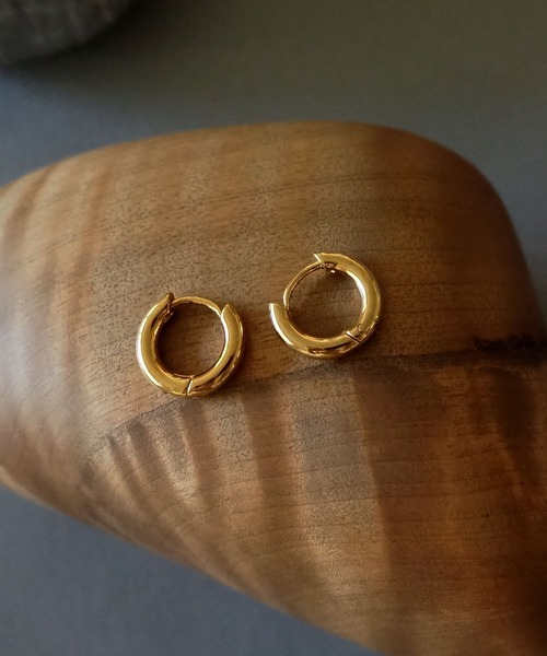 Diliraba（ディリラバ）の「【Diliraba】サージカルステンレス ゴールド フープピアスセット 小（ピアス（両耳用）・レディース・ゴールド・FREE）」の14枚目の写真