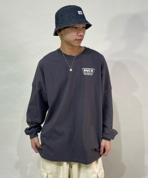 RVCA(ルーカ)の「RVCA/ルーカ アニマル柄 バックプリントロンT BB042-060(Tシャツ/カットソー・メンズ・ホワイト/グリーン/モスグリーン/ブラック・S/M/L)」の21枚目の写真