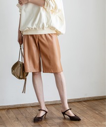 Noble | フェイクレザーハーフパンツ◆(その他パンツ)