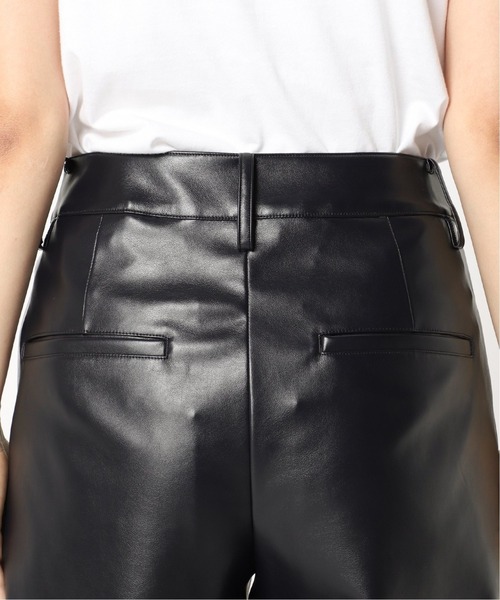 Noble（ノーブル）の「フェイクレザーハーフパンツ◆（その他パンツ・レディース・ブラック/キャメル・36/38）」の14枚目の写真