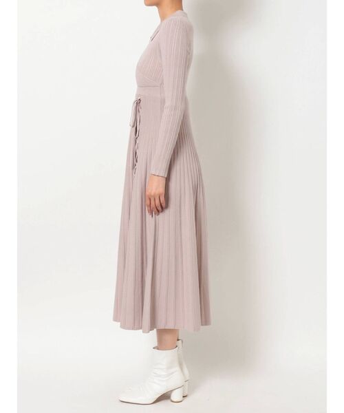 MERCURYDUO（マーキュリーデュオ）の「レースアップポロニットワンピース（ワンピース・レディース・ベージュ/イエロー/ネイビー・FREE）」の20枚目の写真