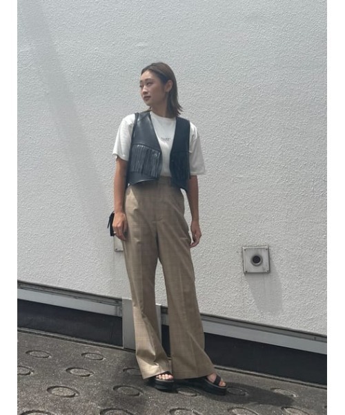 MOUSSY(マウジー)の「F/LEATHER FRINGE ベスト(ベスト・レディース・ダークブラウン/ブラック・FREE)」の21枚目の写真