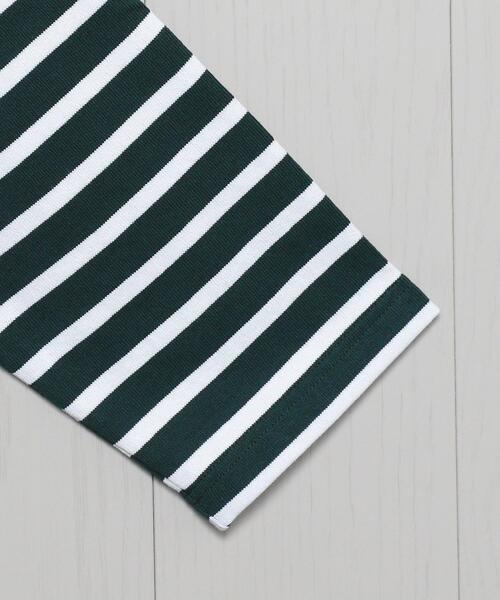 H BEAUTY&YOUTH UNITED ARROWS(エイチビューティーアンドユースユナイテッドアローズ)の「<INSCRIRE × H>BORDER LONG SLEEVE T-SHIRT/Tシャツ.(Tシャツ/カットソー・メンズ・ベージュ/ロイヤルブルー/ケリー/ブラウン・MEDIUM/LARGE/SMALL)」の7枚目の写真