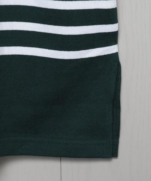 H BEAUTY&YOUTH UNITED ARROWS(エイチビューティーアンドユースユナイテッドアローズ)の「<INSCRIRE × H>BORDER LONG SLEEVE T-SHIRT/Tシャツ.(Tシャツ/カットソー・メンズ・ベージュ/ロイヤルブルー/ケリー/ブラウン・MEDIUM/LARGE/SMALL)」の8枚目の写真