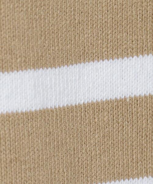 H BEAUTY&YOUTH UNITED ARROWS(エイチビューティーアンドユースユナイテッドアローズ)の「<INSCRIRE × H>BORDER LONG SLEEVE T-SHIRT/Tシャツ.(Tシャツ/カットソー・メンズ・ベージュ/ロイヤルブルー/ケリー/ブラウン・MEDIUM/LARGE/SMALL)」の10枚目の写真