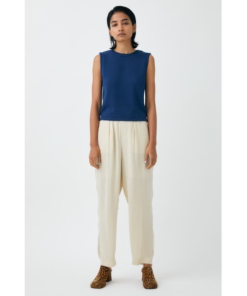 MOUSSY（マウジー）の「CROPPED KNIT トップス（タンクトップ・レディース・ブラック/ブルー/アイボリー/オレンジ・FREE）」の21枚目の写真