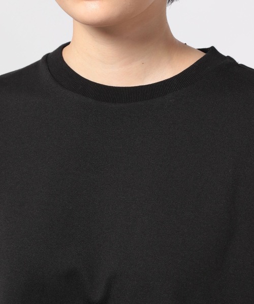 PAGEBOY（ページボーイ）の「スリットスリーブショートプルオーバー（Tシャツ/カットソー・レディース・オフホワイト/ブラック/グレイッシュベージュ・FREE）」の9枚目の写真