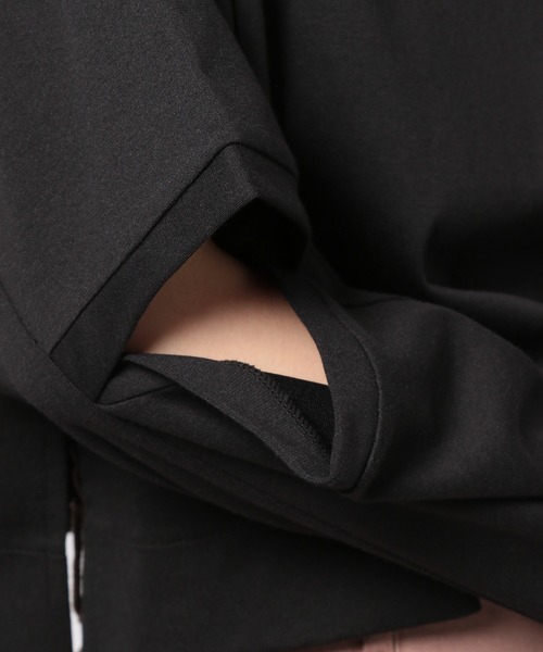 PAGEBOY（ページボーイ）の「スリットスリーブショートプルオーバー（Tシャツ/カットソー・レディース・オフホワイト/ブラック/グレイッシュベージュ・FREE）」の19枚目の写真