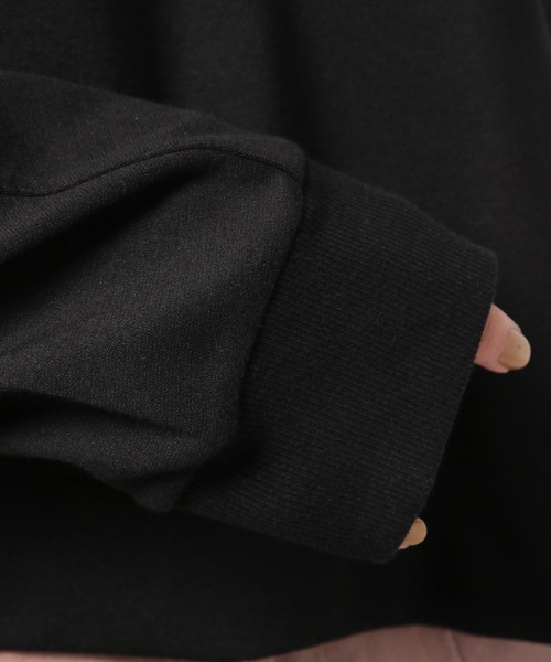 PAGEBOY（ページボーイ）の「スリットスリーブショートプルオーバー（Tシャツ/カットソー・レディース・オフホワイト/ブラック/グレイッシュベージュ・FREE）」の7枚目の写真