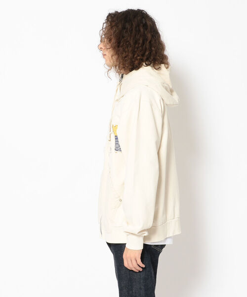 AVIREX(アヴィレックス)の「【TYPE BLUE】アーミー スウェット パーカー / ARMY SWEAT PARKA / アヴィレックス / AVIREX(パーカー・メンズ・ナチュラル/ネイビー・MEDIUM/LARGE/XX-LARGE/X-LARGE)」の4枚目の写真