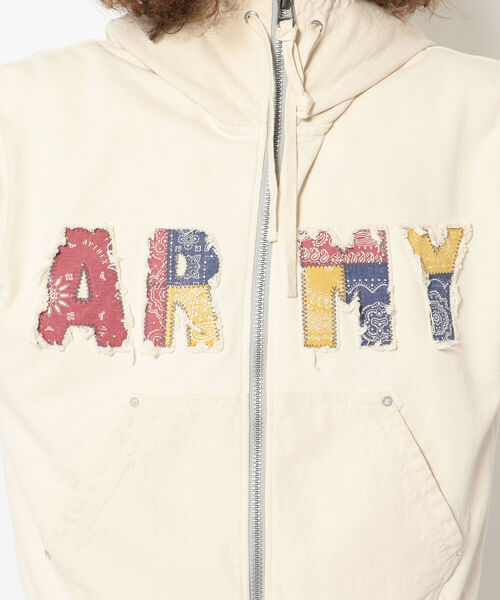AVIREX(アヴィレックス)の「【TYPE BLUE】アーミー スウェット パーカー / ARMY SWEAT PARKA / アヴィレックス / AVIREX(パーカー・メンズ・ナチュラル/ネイビー・MEDIUM/LARGE/XX-LARGE/X-LARGE)」の7枚目の写真