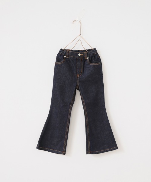 LOWRYS FARM(ローリーズファーム)の「CONEデニムフレアパンツ 218148(デニムパンツ・キッズ・ブルー/ワンウォッシュ・110cm/120cm/130cm/140cm/150cm)」の6枚目の写真
