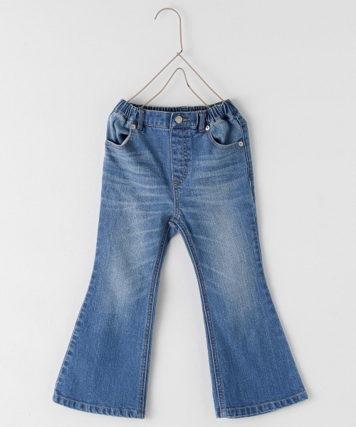LOWRYS FARM(ローリーズファーム)の「CONEデニムフレアパンツ 218148(デニムパンツ・キッズ・ブルー/ワンウォッシュ・110cm/120cm/130cm/140cm/150cm)」の11枚目の写真