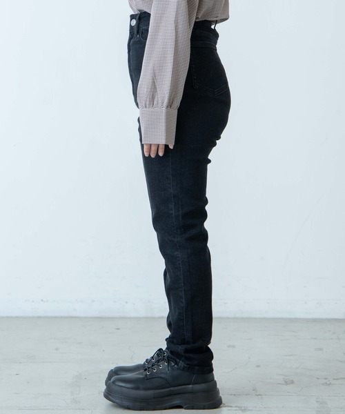 DuKKah（デュカ）の「Dukkah/【低身長向け】デニムスキニーパンツ（デニムパンツ・レディース・ダークインディゴブルー/ブラック/インディゴブルー・X-SMALL/XS/S/SMALL）」の10枚目の写真