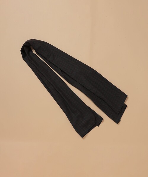 BEAMS（ビームス）の「BEAMS / Wool Check Stall（ストール/ショール・メンズ・ダークブラウン・ONE SIZE）」の11枚目の写真